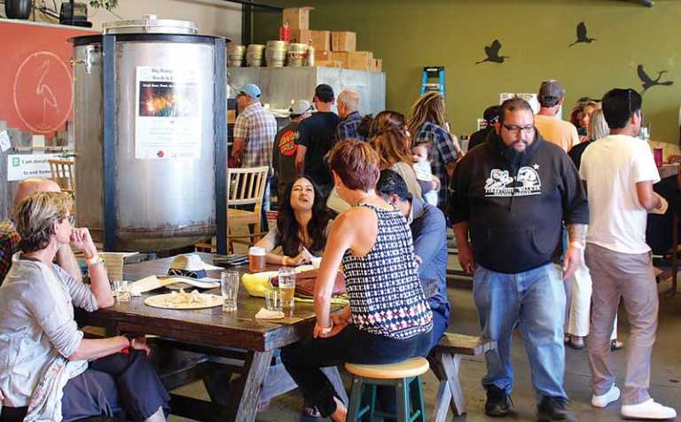 Brewery supports PV Shelter