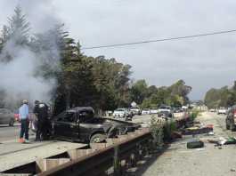 Boy injured in Hwy 1 rollover