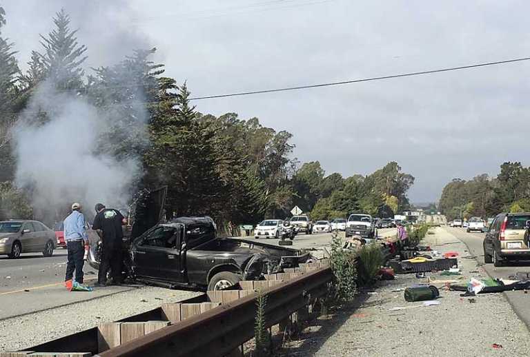 Boy injured in Hwy 1 rollover