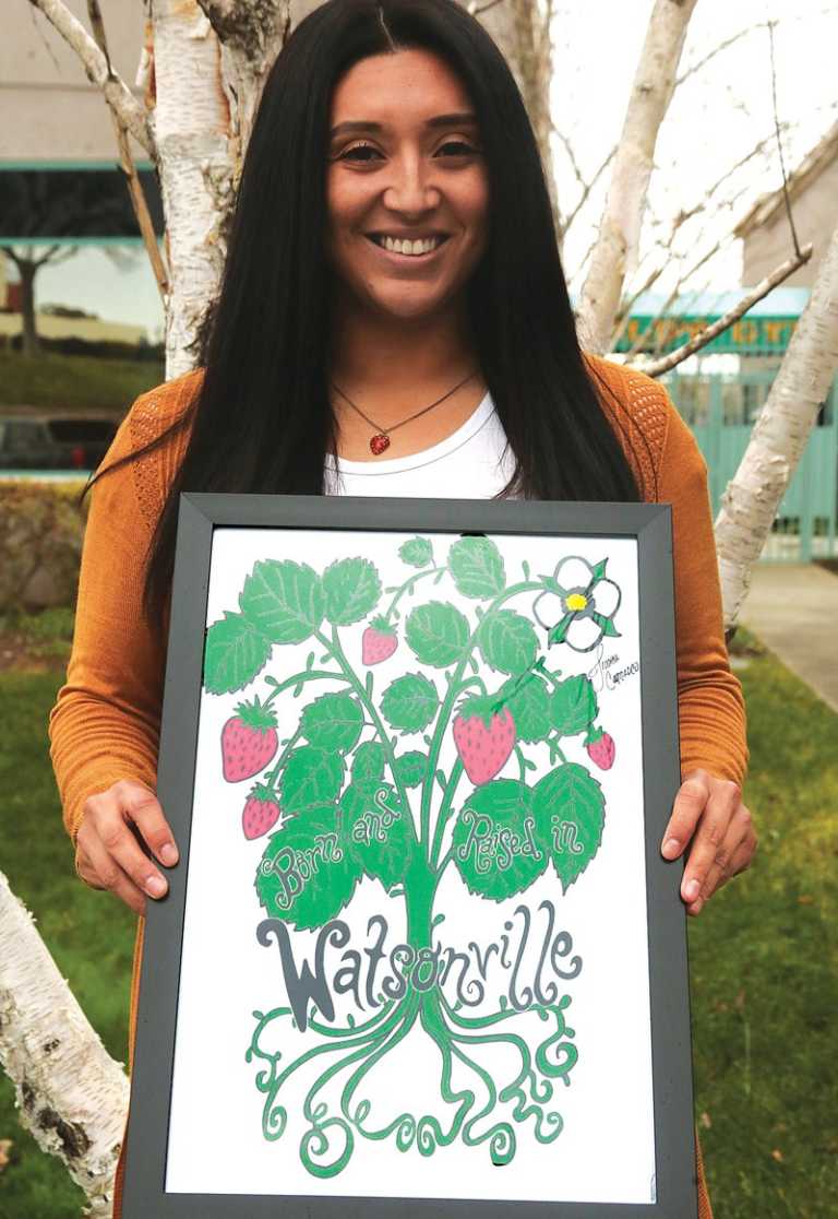 Watsonville artist creates, funds high school scholarship