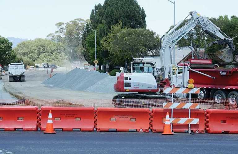 Airport Boulevard section closed