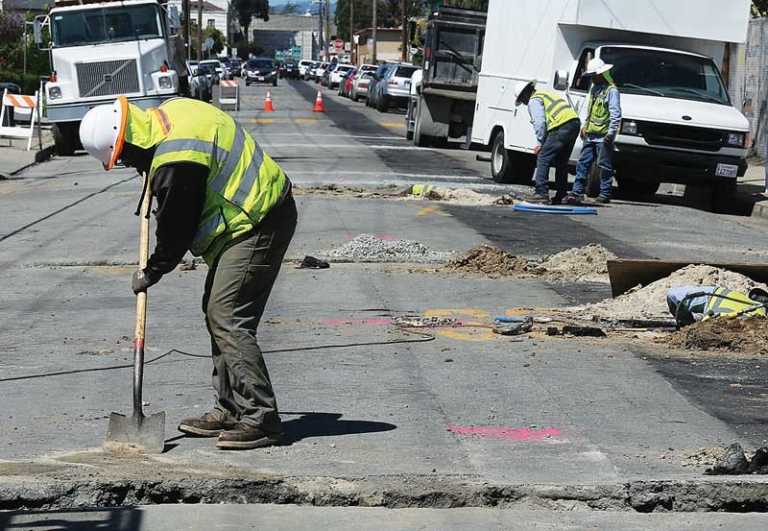 Water main project continues