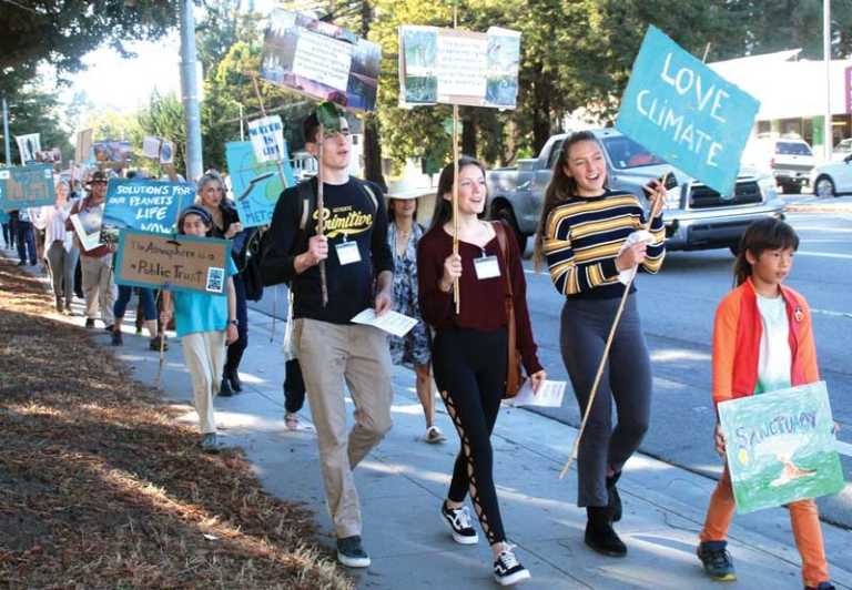 A show of support for climate change lawsuit