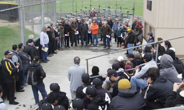 HS Baseball: Dozens show for Watsonville's field dedication to Harlan Guy