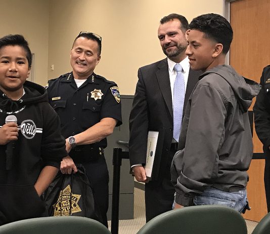 Hero kids honored by local leaders