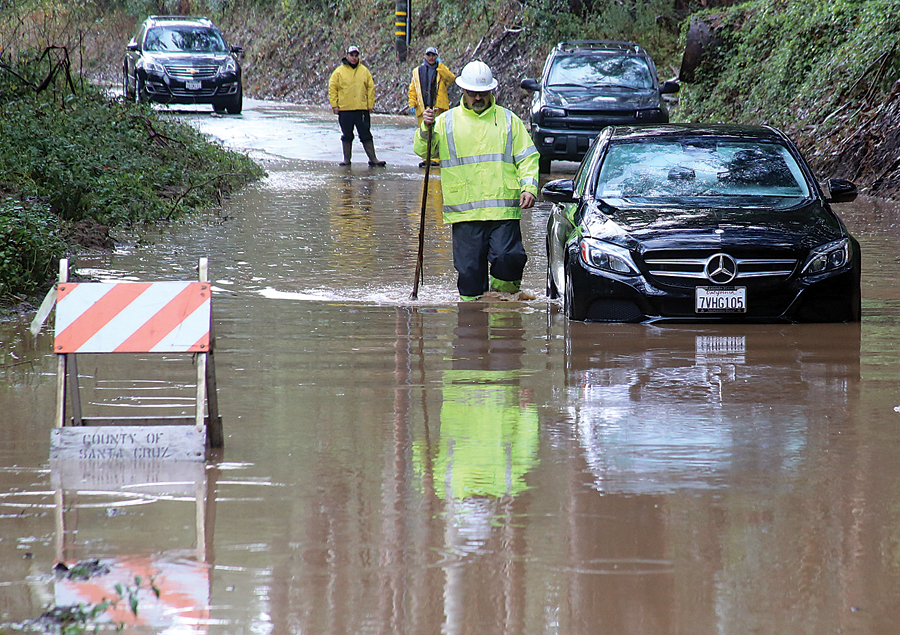 Rain expected to let up after week-long showers - The Pajaronian