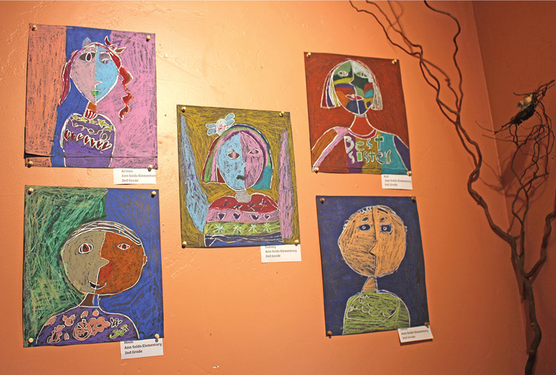 Students display artwork at Cafe Ella The Pajaronian