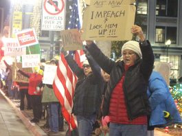 President impeached, locals show support