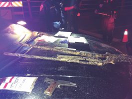 Man driving in evacuated Santa Cruz mountains arrested on DUI, multiple weapons charges Christopher Campbell arrested