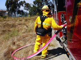 Photo: Wildland fire held to an acre