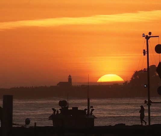 A sunset scene | About Town