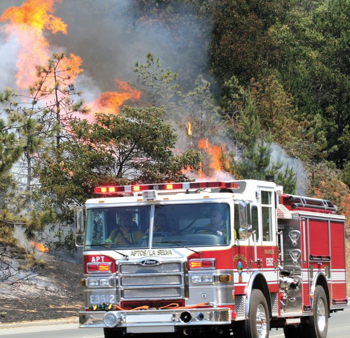 aptos/la selva fire central fire