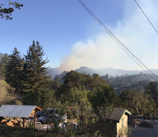 Santa Cruz county winds fires