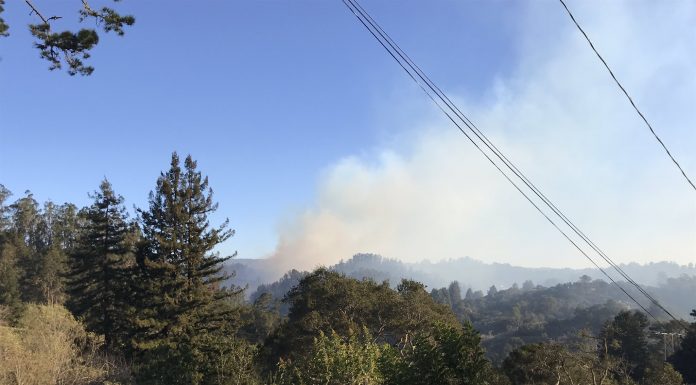 Santa Cruz county winds fires