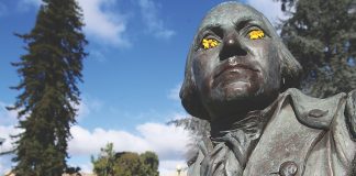 Washington statue Watsonville City Plaza