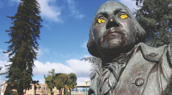Washington statue Watsonville City Plaza