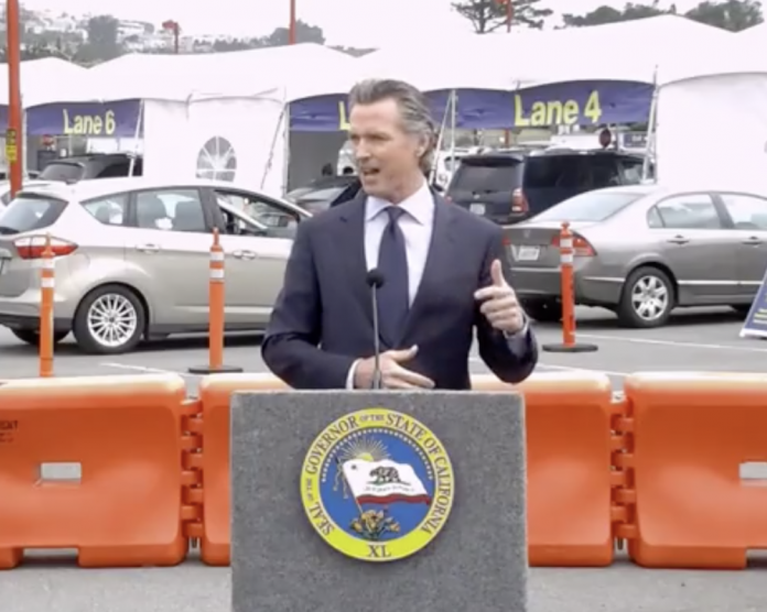 gavin newsom california reopening