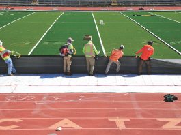Photos: Watsonville High field renovation continues Watsonville high school field
