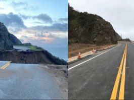 Highway 1 in Big Sur reopens