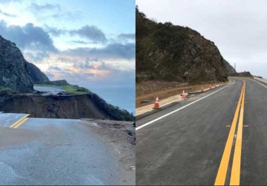 Highway 1 in Big Sur reopens
