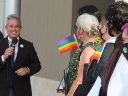 Watsonville raises Pride Flag watsonville pride flag jimmy dutra