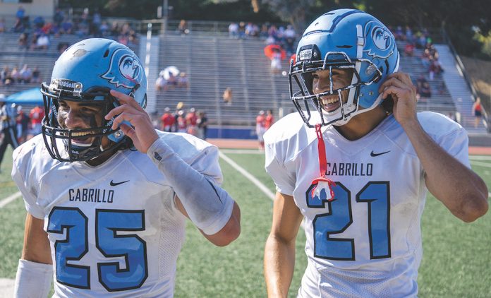 cabrillo college football reinstated