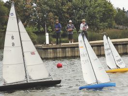Monterey Bay Model Yacht Club sails on Monterey Bay Model Yacht Club