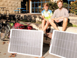 Couple on sun-powered journey stop in Watsonville regenerative travel