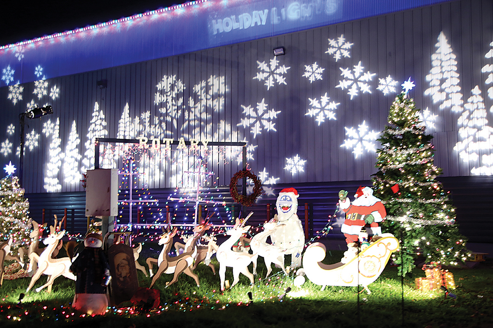 Holiday drive thru lights up fairgrounds The Pajaronian