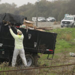 Image for display with article titled Judge extends restraining order, allows levee encampment to remain