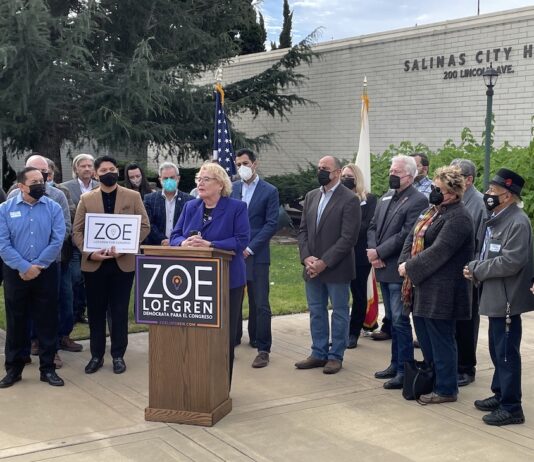 Lofgren visits Salinas Valley, receives nod from Panetta, Rivas Zoe Lofgren salinas
