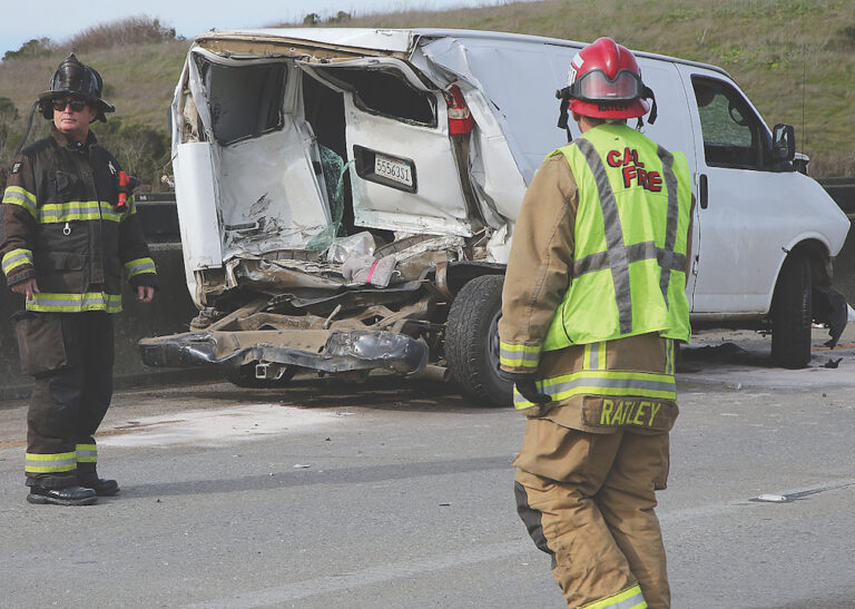 PHOTO 2 crashes clog Hwy 1 in Watsonville The Pajaronian