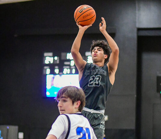 Sharks boys’ team slips past MVC for first league win of the season | High school basketball