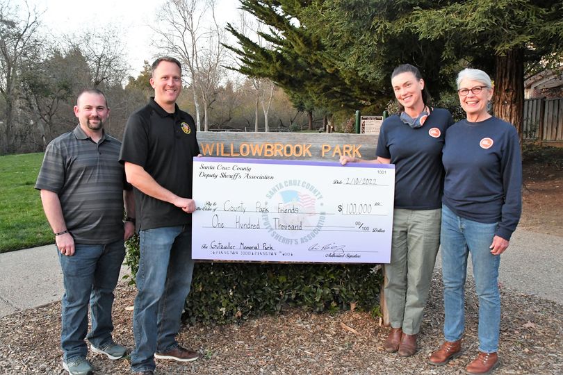 Deputy Sheriffs Association makes record donation for memorial park