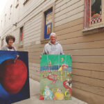 Image for display with article titled Taylor’s Alley murals restored