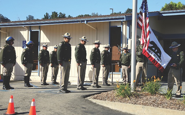 CHP holds Memorial Flag Raising The Pajaronian Watsonville CA