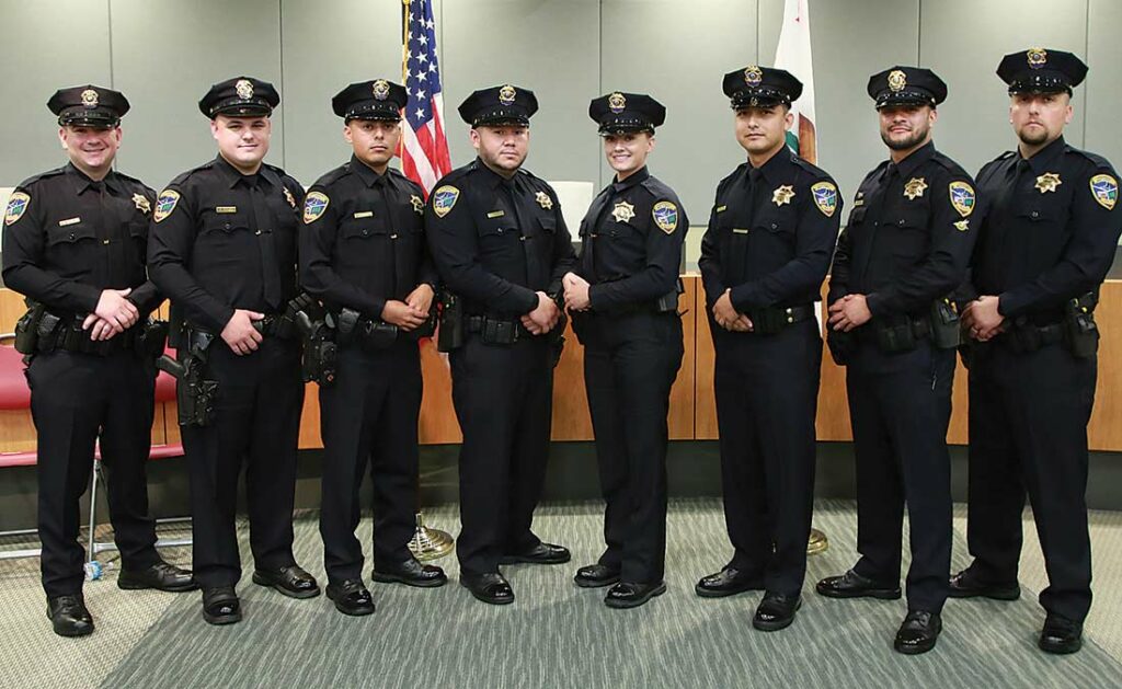 Photo: Badge pinning for WPD - The Pajaronian | Watsonville, CA