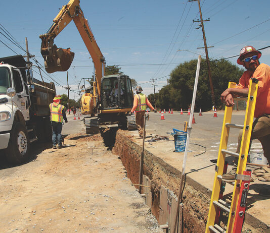 Freedom Boulevard sewer work progresses Freedom boulevard work