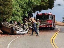 Minor injuries reported in rollover