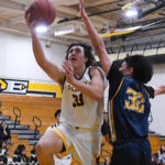 Image for display with article titled ‘Catz sink Mariners to remain unbeaten in league play | Boys basketball