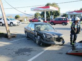 freedom boulevard crash utility pole