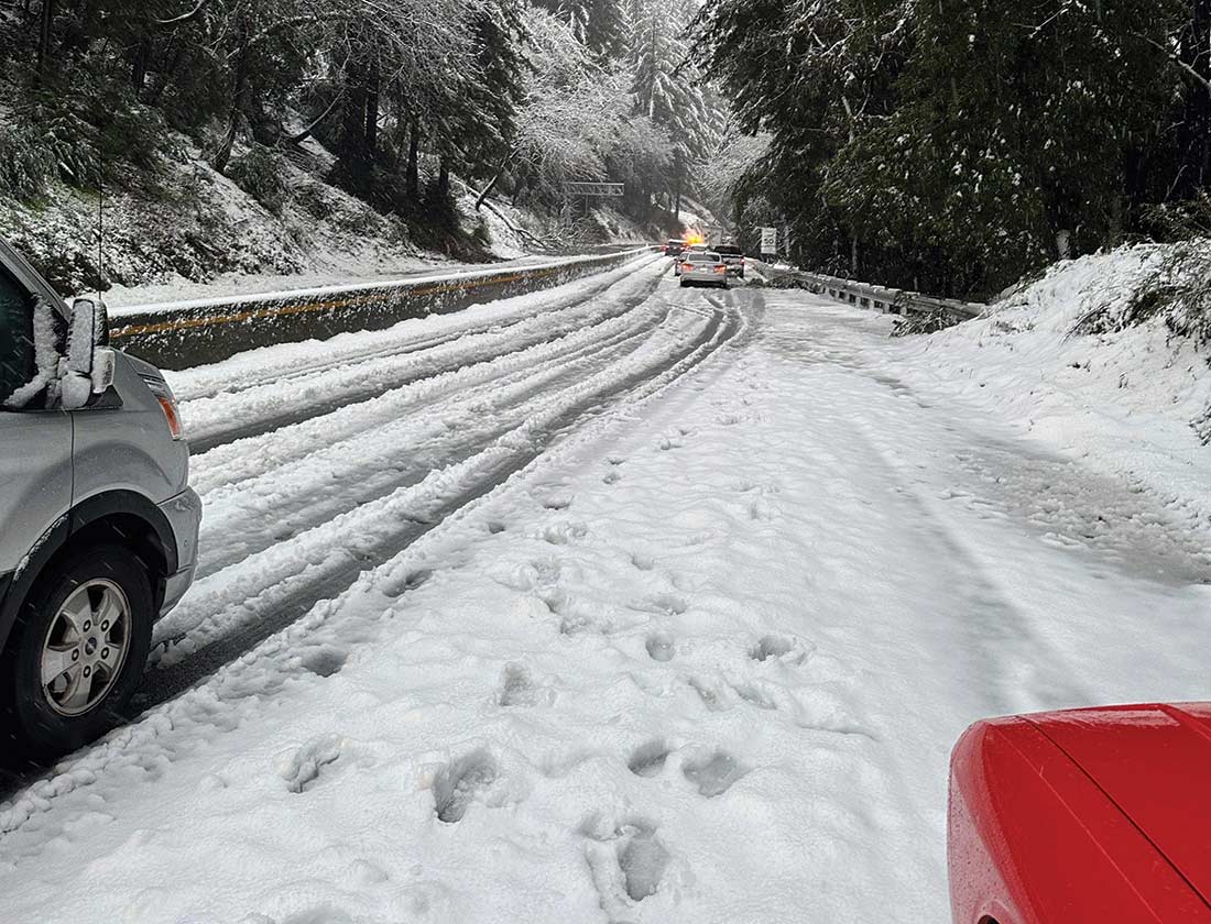 UPDATE Highway 17 reopens after snow closure The Pajaronian