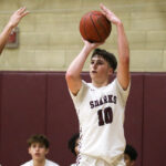 Image for display with article titled Sharks survive overtime thriller against Eastside | CCS boys basketball