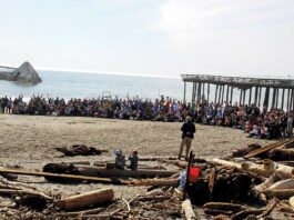cement concrete ship seacliff state beach