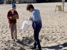 mount madonna school beach cleanup