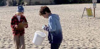 mount madonna school beach cleanup