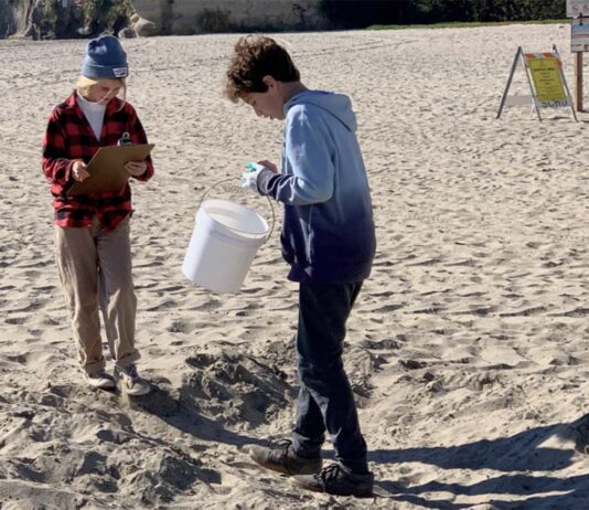 mount madonna school beach cleanup