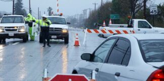 east lake avenue flooding road closure