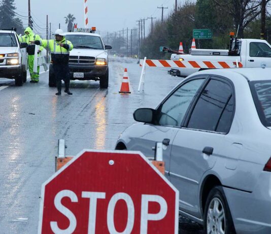east lake avenue flooding road closure