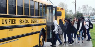 pajaro lakeview middle school students bus